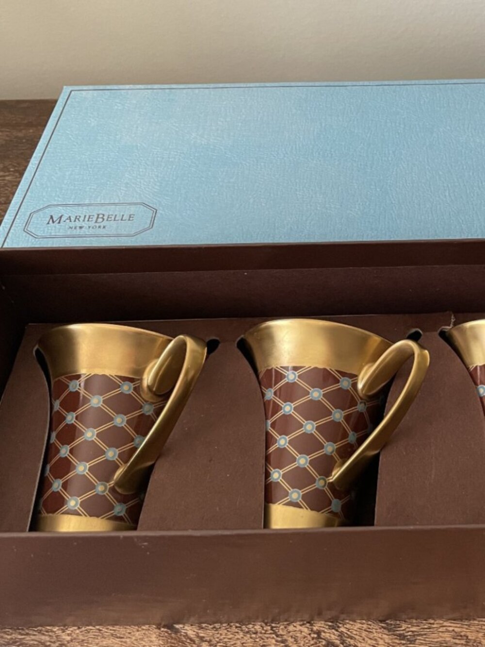 MarieBelle NY, ROSENTHAL Studio-Line Espresso/Hot CHOCOLATE Demitasse Cups 4pc